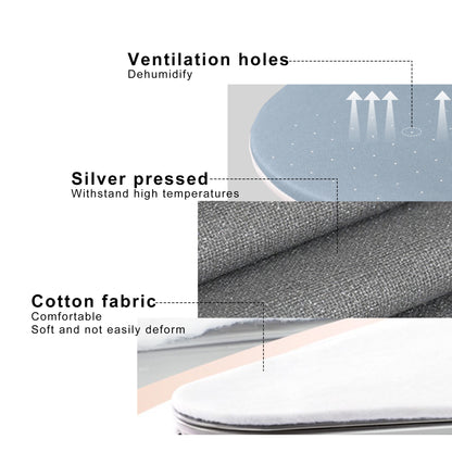 GLSCASA Swivel Built-In Center Ironing Board cabinet,White Finish