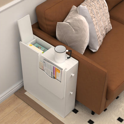 GLSCASA Bathroom Storage Cabinet Side Cabinet Space Saving Cabinet,White