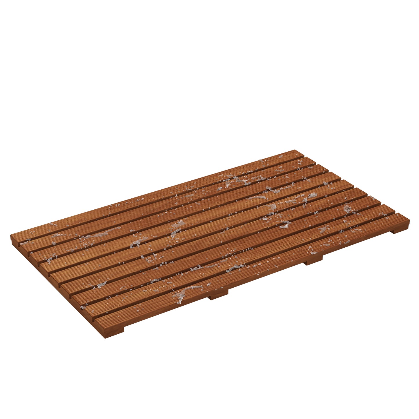 GLSCASA Teak Wood Bathroom Anti-slip Mat
