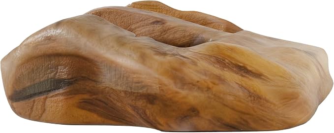 Root Wood Wine Rack - Root Wood Art Bottle Rack for 2 Bottles of Wine, Decorative Object Made of Root Wood for Kitchen, Dining Room, Living Room