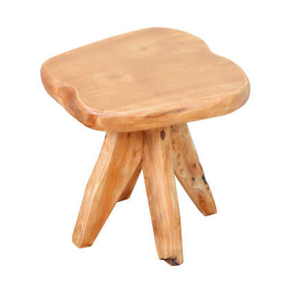 Root-carved stool 30*35*37 Solid wood stool  Outdoor Garden Foot Rest Stool