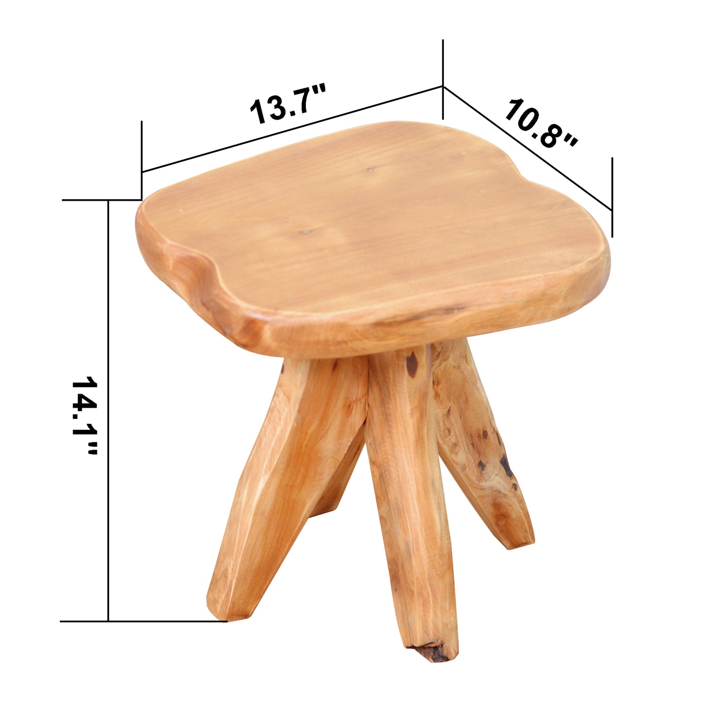 Root-carved stool 30*35*37 Solid wood stool  Outdoor Garden Foot Rest Stool