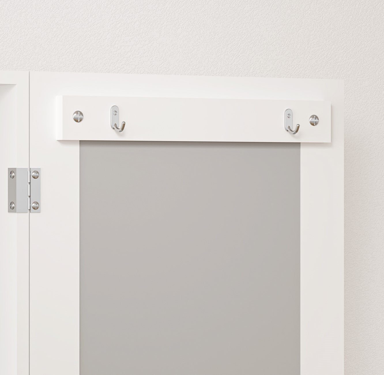 GLSCASA Swivel Built-In Center Wall Mount Ironing Board Cabinet with Mirror