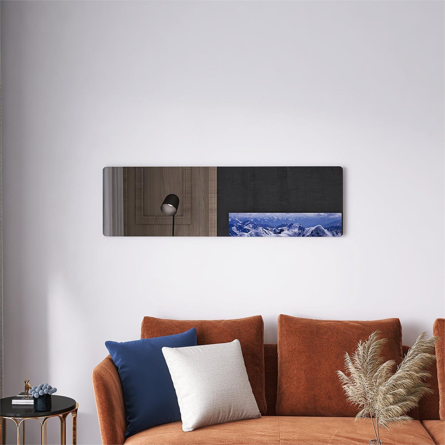 Bathroom Dressing,Makeup Mirror Decorative Living Room Mirror,Two PCS 1 Set