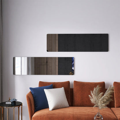 Bathroom Dressing,Makeup Mirror Decorative Living Room Mirror,Two PCS 1 Set