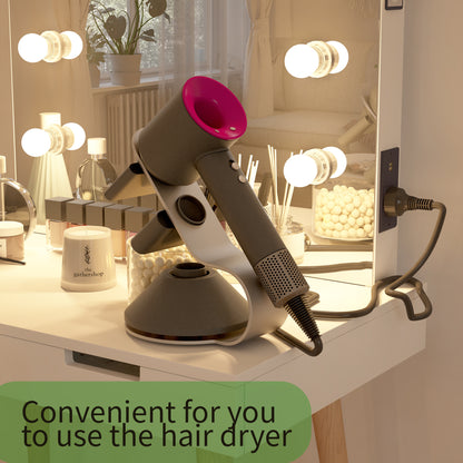 GLSCASA Wooden Vanity Table Makeup Dressing Desk with LED Light,White