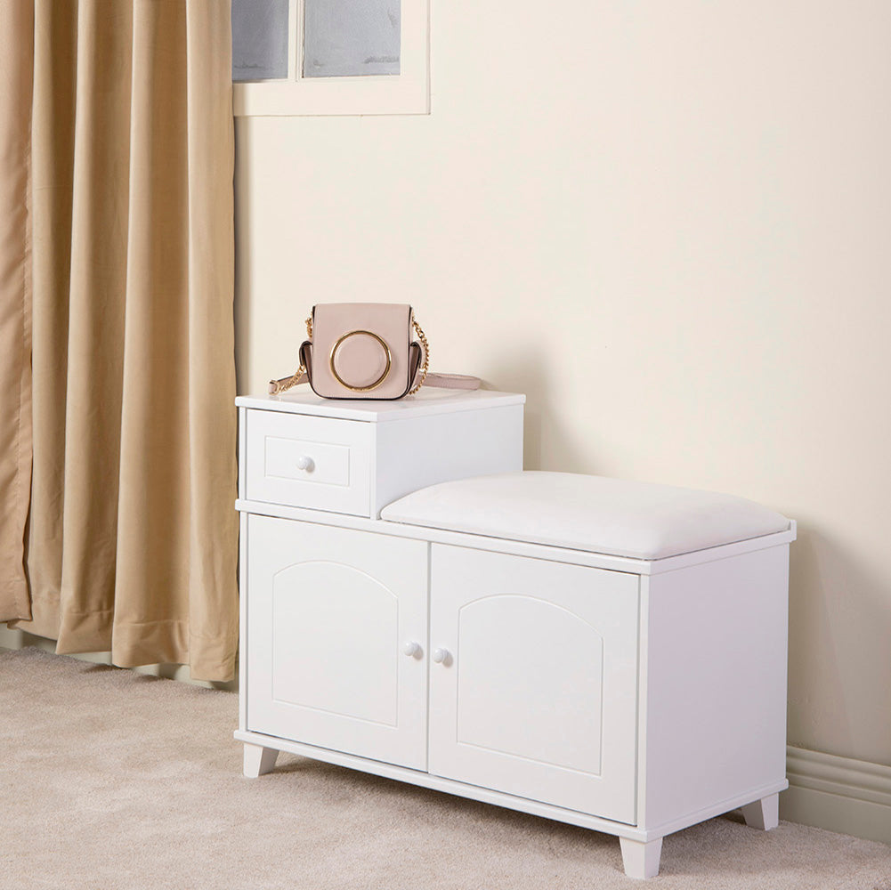 GLSCASA Shoe Bench Cabinet with Cushion