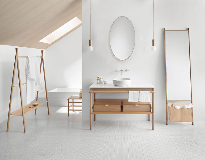 Oval Wall Mounted Mirror Dressing Mirror Frameless,Bedroom or Bathroom Mirror,Horizontal or Vertical