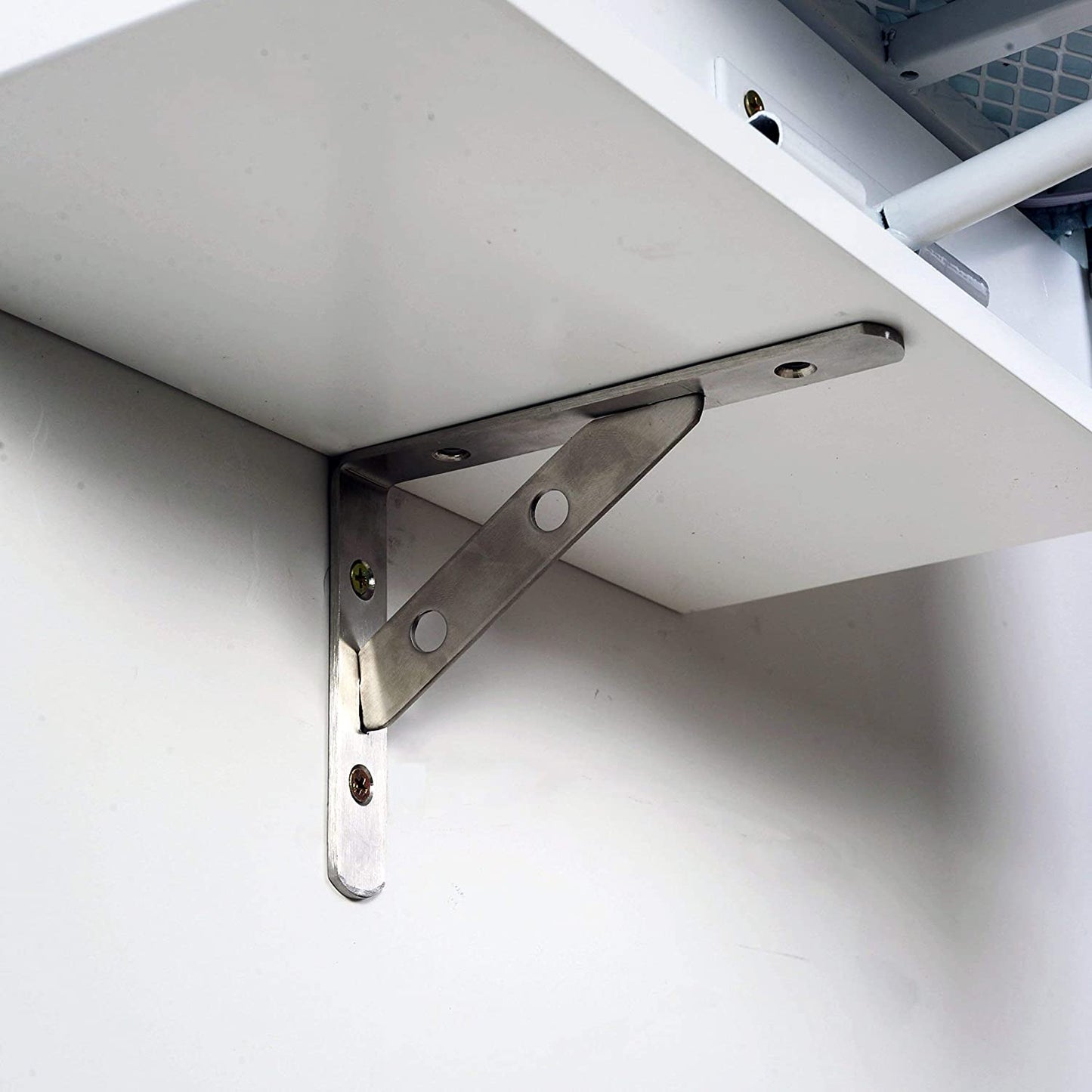 GLSCASA Ironing Board Cabinet Wall Mounted Storage Cabinet Foldable with Mirror, White