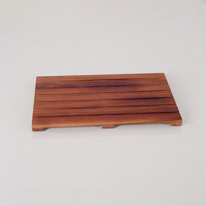 High quality log color retro teak anti-slip mat